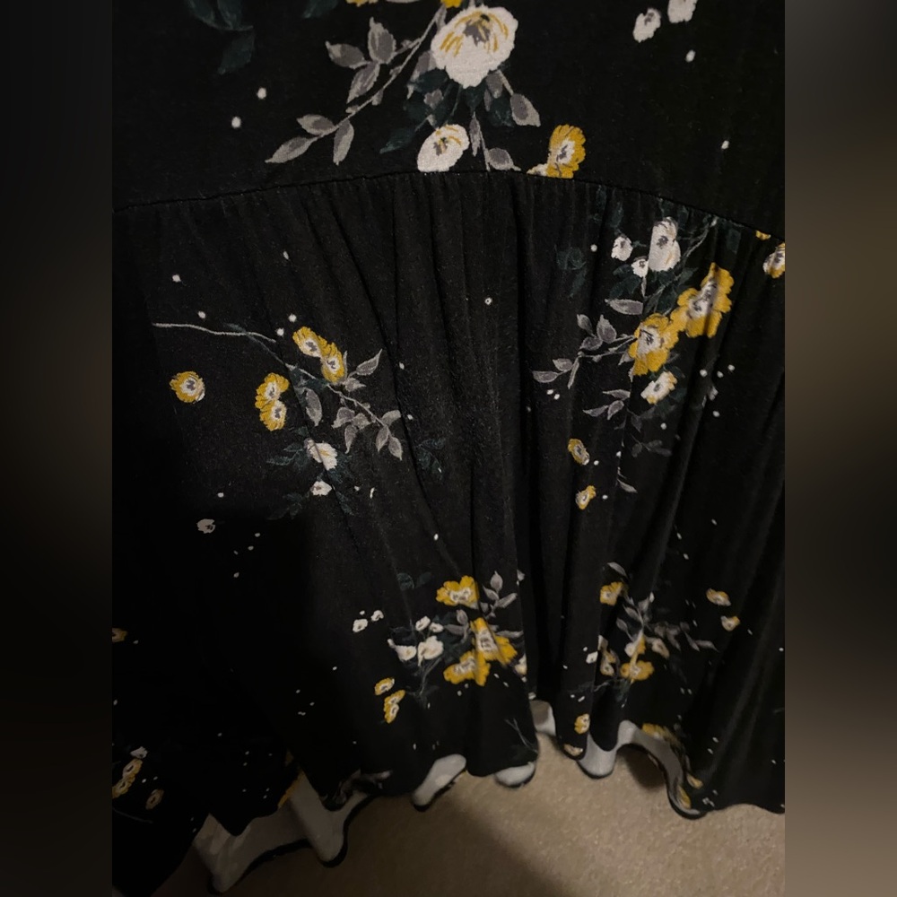 Torrid Black Floral Blouse - Picture 8 of 14